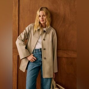Sezane Carter Trench Coat Jacket